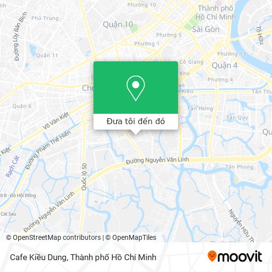 Bản đồ Cafe Kiều Dung