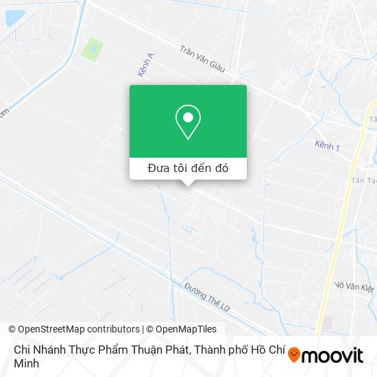 Bản đồ Chi Nhánh Thực Phẩm Thuận Phát