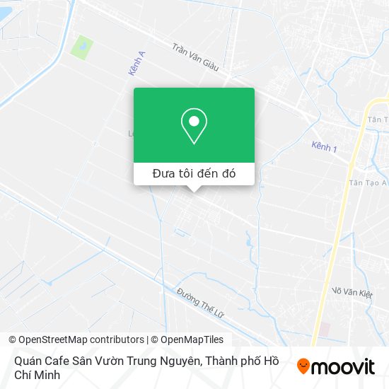 Bản đồ Quán Cafe Sân Vườn Trung Nguyên