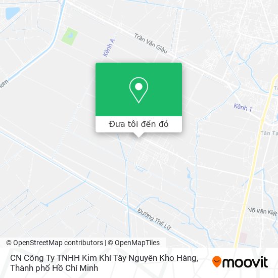 Bản đồ CN Công Ty TNHH Kim Khí Tây Nguyên Kho Hàng