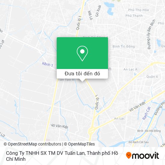 Bản đồ Công Ty TNHH SX TM DV Tuấn Lan
