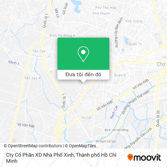 Bản đồ Cty Cổ Phần XD Nhà Phố Xinh