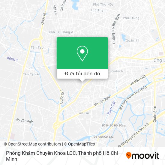 Bản đồ Phòng Khám Chuyên Khoa LCC
