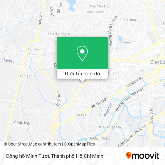 Bản đồ Đồng hồ Minh Tươi