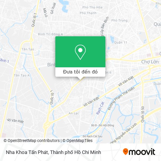 Bản đồ Nha Khoa Tấn Phát