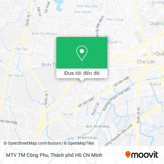 Bản đồ MTV TM Công Phu