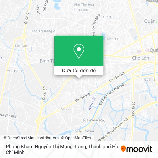 Bản đồ Phòng Khám Nguyễn Thị Mộng Trang