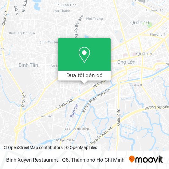 Bản đồ Bình Xuyên Restaurant - Q8