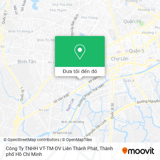 Bản đồ Công Ty TNHH VT-TM-DV Liên Thành Phát