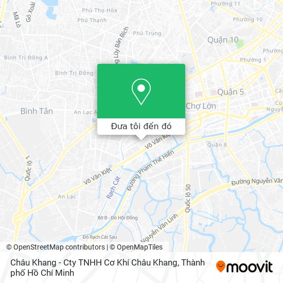 Bản đồ Châu Khang - Cty TNHH Cơ Khí Châu Khang