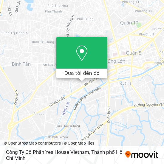 Bản đồ Công Ty Cổ Phần Yes House Vietnam