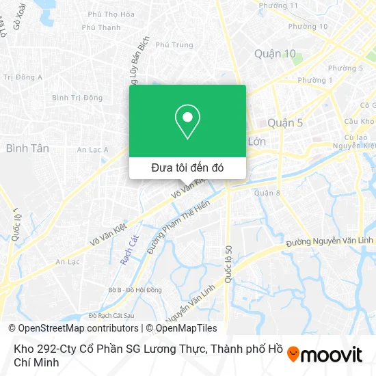 Bản đồ Kho 292-Cty Cổ Phần SG Lương Thực