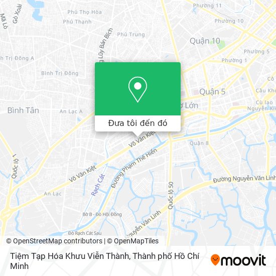 Bản đồ Tiệm Tạp Hóa Khưu Viễn Thành