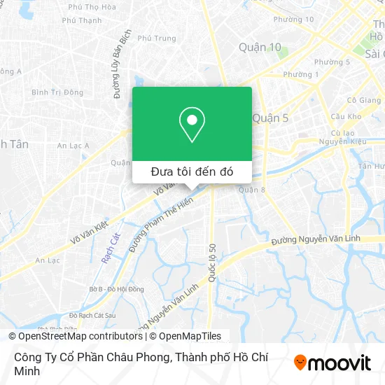 Bản đồ Công Ty Cổ Phần Châu Phong