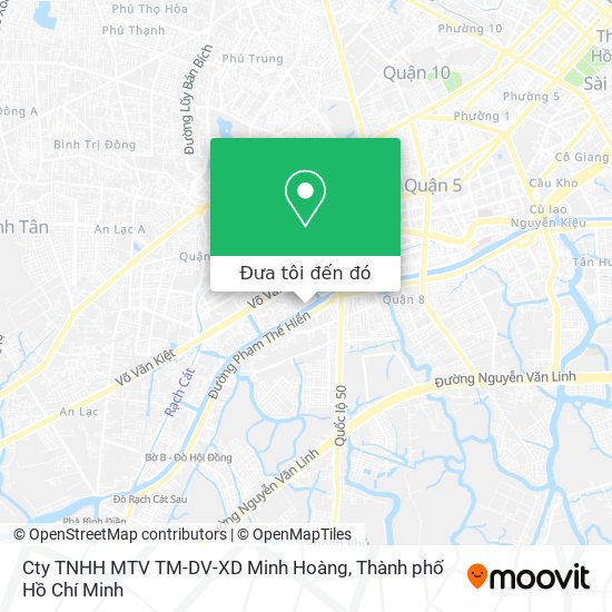 Bản đồ Cty TNHH MTV TM-DV-XD Minh Hoàng