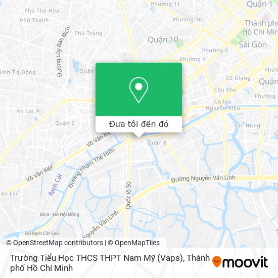 Bản đồ Trường Tiểu Học THCS THPT Nam Mỹ (Vaps)