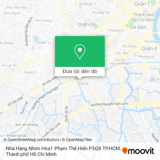 Bản đồ Nhà Hàng Nhơn Hòa1 Phạm Thế Hiển P5Q8 TP.HCM