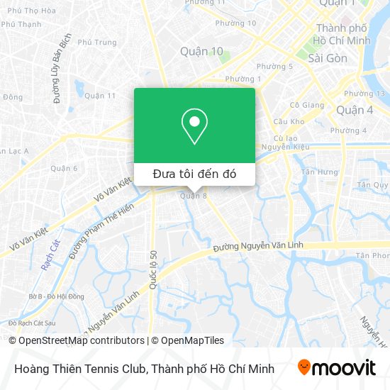 Bản đồ Hoàng Thiên Tennis Club