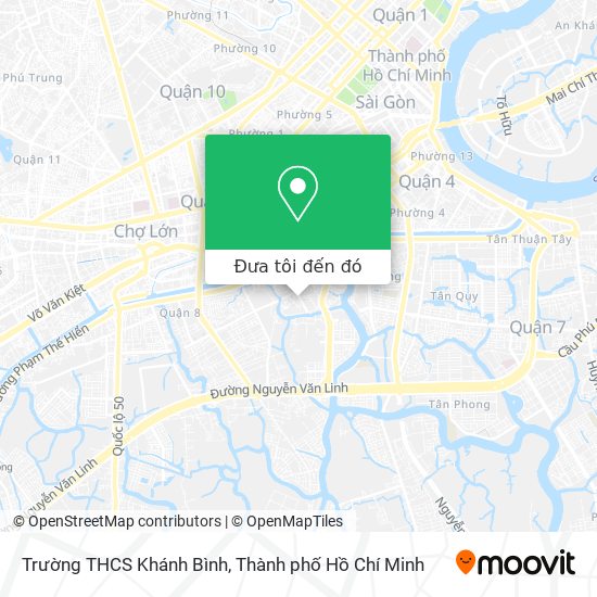 Bản đồ Trường THCS Khánh Bình