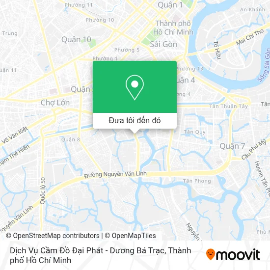 Bản đồ Dịch Vụ Cầm Đồ Đại Phát - Dương Bá Trạc