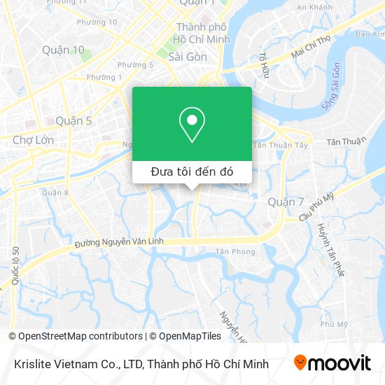 Bản đồ Krislite Vietnam Co., LTD