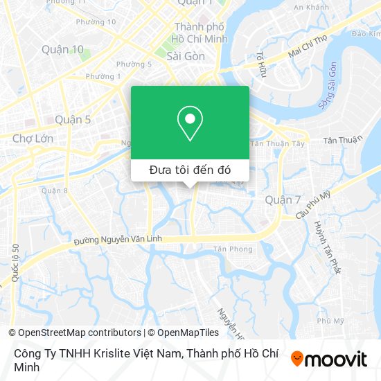 Bản đồ Công Ty TNHH Krislite Việt Nam