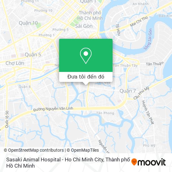 Bản đồ Sasaki Animal Hospital - Ho Chi Minh City
