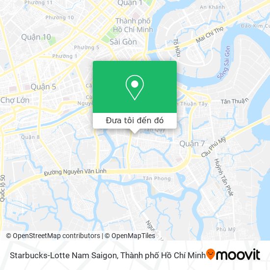 Bản đồ Starbucks-Lotte Nam Saigon