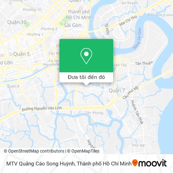 Bản đồ MTV Quảng Cáo Song Huỳnh