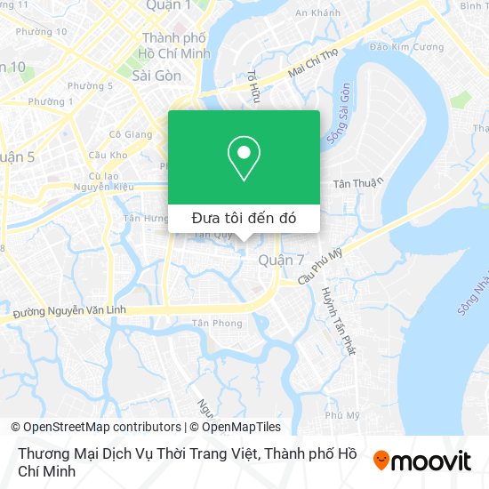 Bản đồ Thương Mại Dịch Vụ Thời Trang Việt