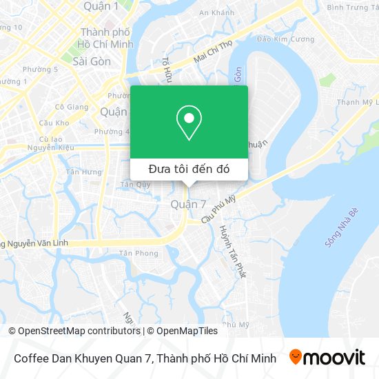 Bản đồ Coffee Dan Khuyen Quan 7