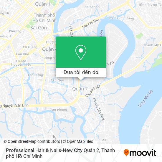 Bản đồ Professional Hair & Nails-New City Quận 2