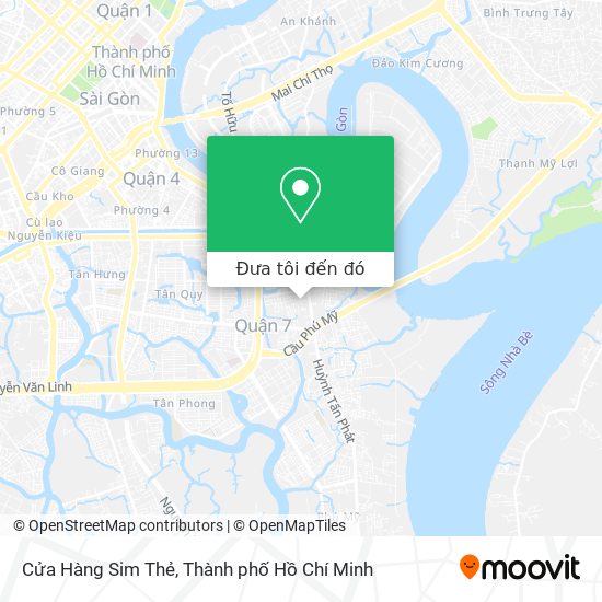 Bản đồ Cửa Hàng Sim Thẻ