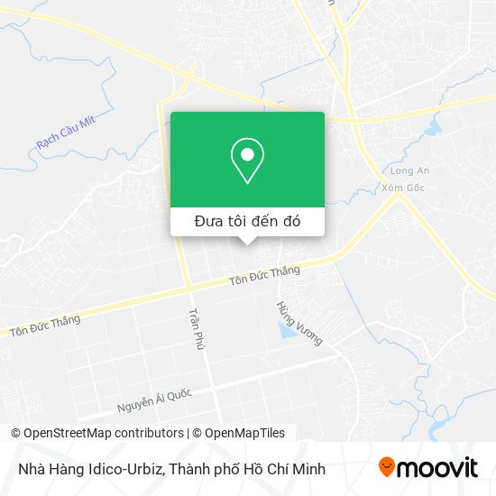 Bản đồ Nhà Hàng Idico-Urbiz