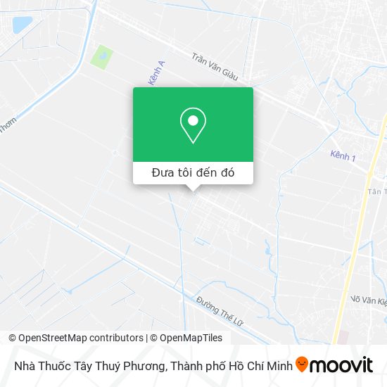 Bản đồ Nhà Thuốc Tây Thuý Phương