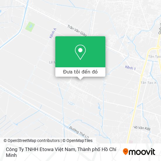 Bản đồ Công Ty TNHH Etowa Việt Nam