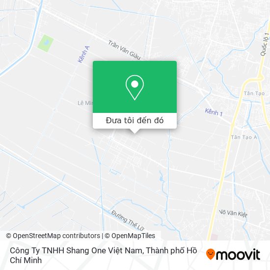 Bản đồ Công Ty TNHH Shang One Việt Nam