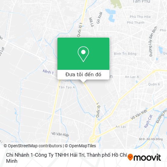 Bản đồ Chi Nhánh 1-Công Ty TNHH Hải Trí