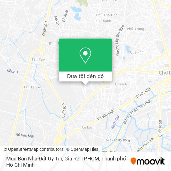 Bản đồ Mua Bán Nhà Đất Uy Tín, Giá Rẻ TP.HCM