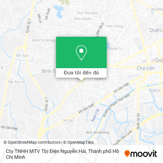 Bản đồ Cty TNHH MTV Tbị Điện Nguyễn Hải