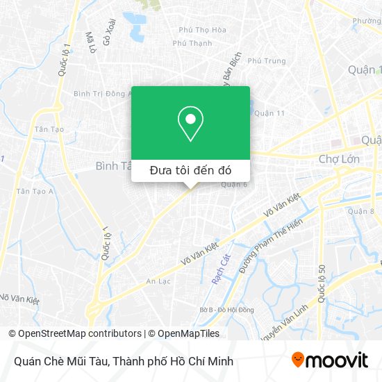 Bản đồ Quán Chè Mũi Tàu