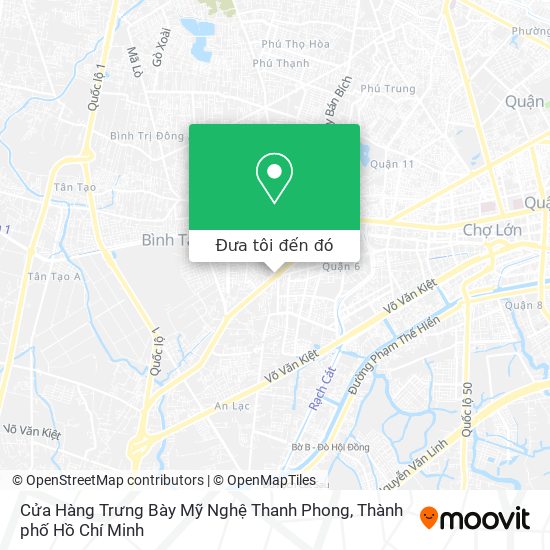 Bản đồ Cửa Hàng Trưng Bày Mỹ Nghệ Thanh Phong