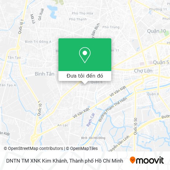 Bản đồ DNTN TM XNK Kim Khánh