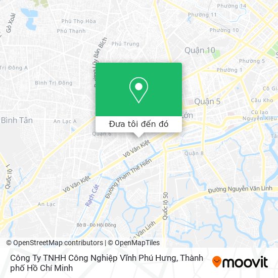 Bản đồ Công Ty TNHH Công Nghiệp Vĩnh Phú Hưng
