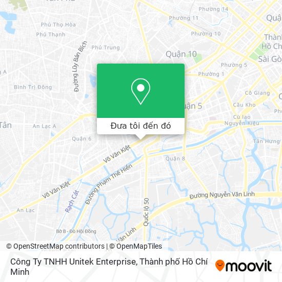 Bản đồ Công Ty TNHH Unitek Enterprise