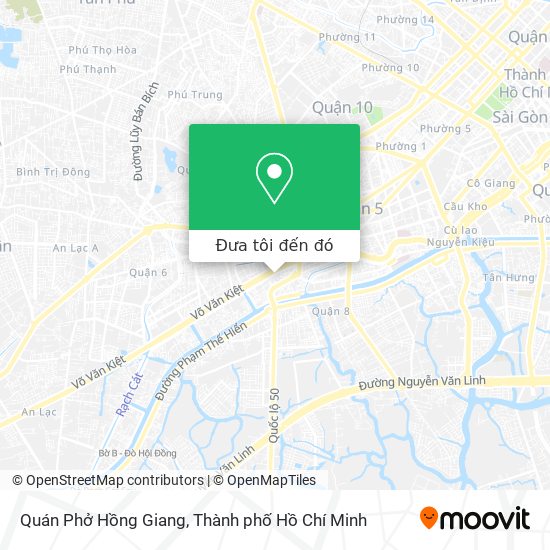 Bản đồ Quán Phở Hồng Giang