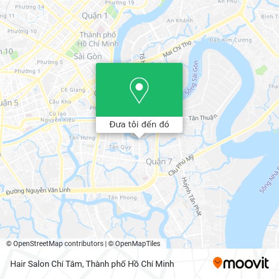 Bản đồ Hair Salon Chí Tâm