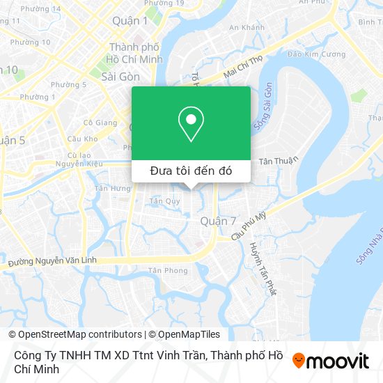 Bản đồ Công Ty TNHH TM XD Ttnt Vinh Trần