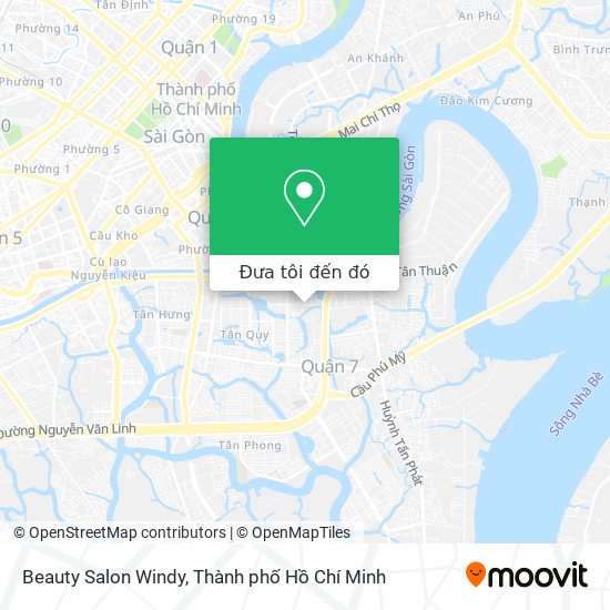 Bản đồ Beauty Salon Windy