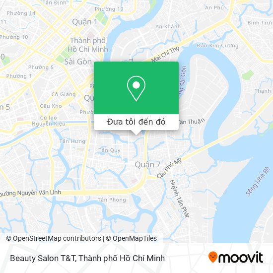 Bản đồ Beauty Salon T&T